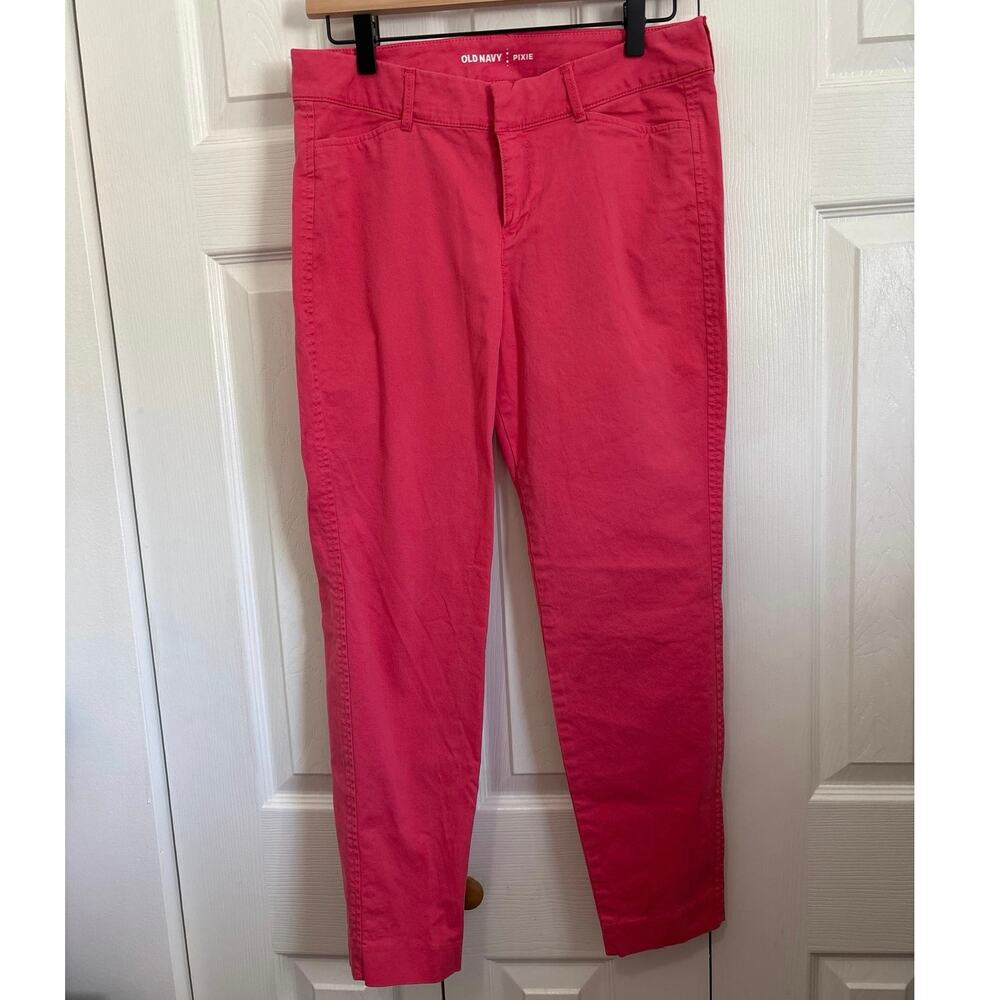 Old Navy Pixie Chino Colorful Guava Pink Size 4